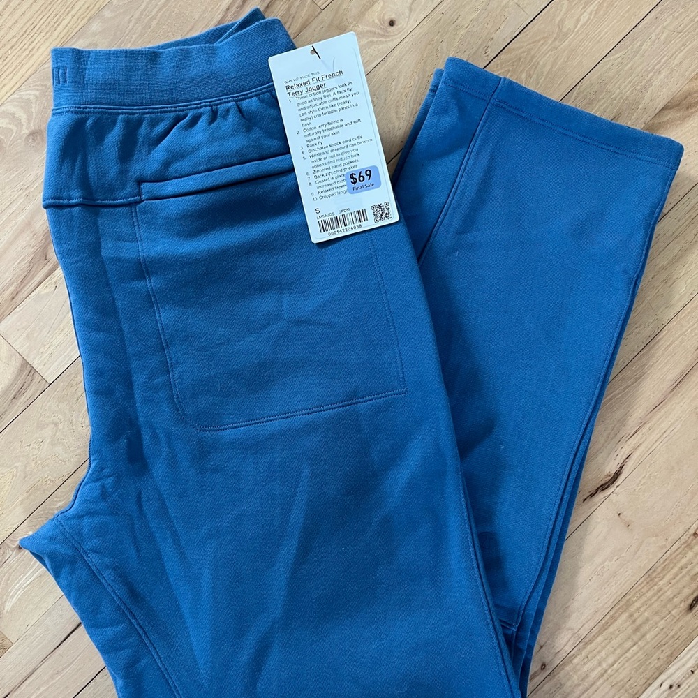Lululemon French terry, joggers, men’s